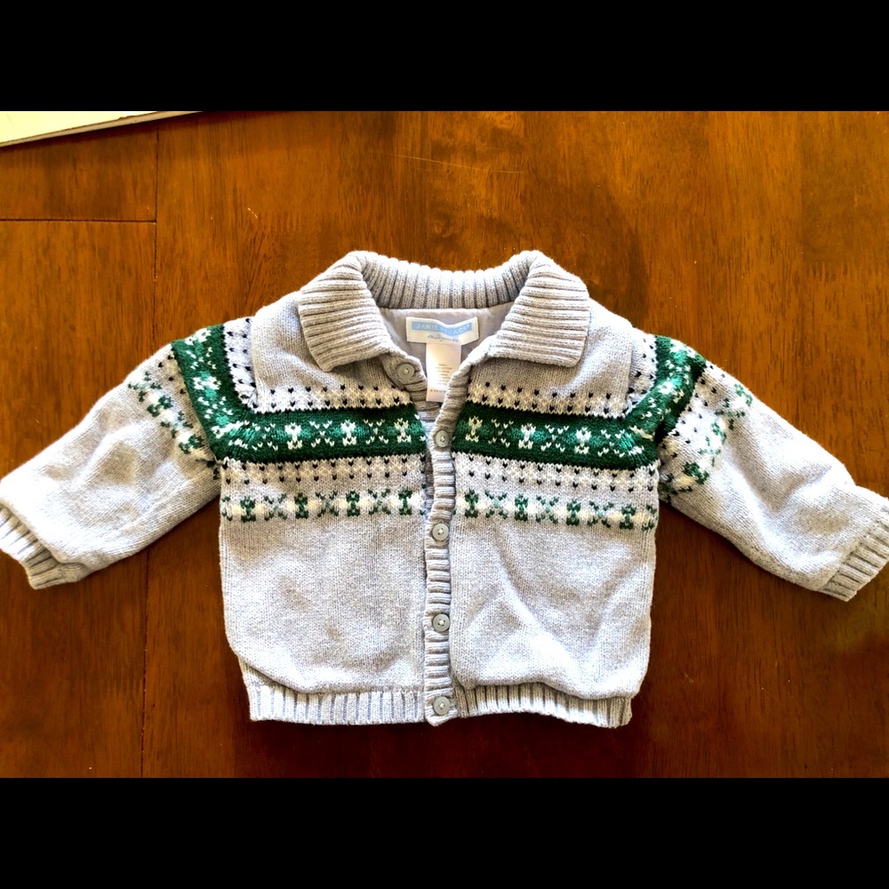 Janie and Jack Button Down Sweater